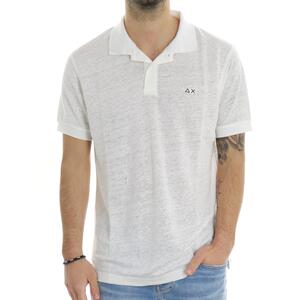 POLO LINEN SOLID BIANCO